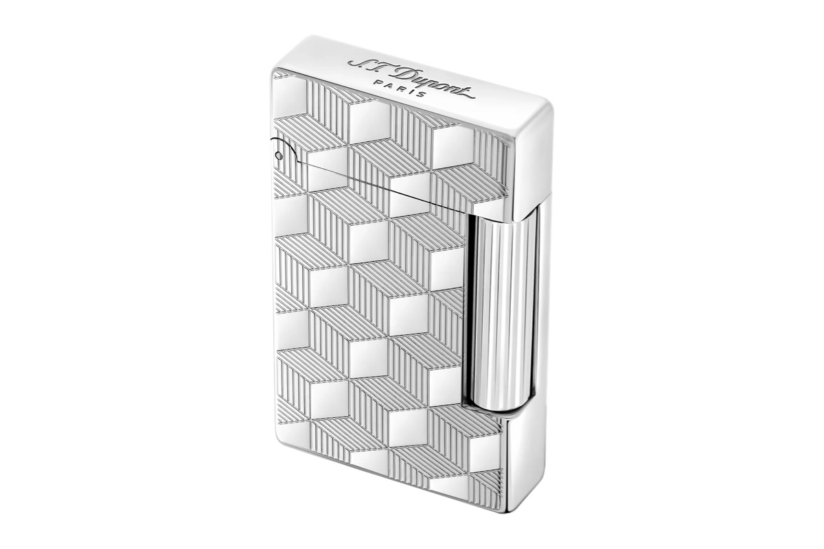 S.T. Dupont Initial Cube Palladium Aansteker