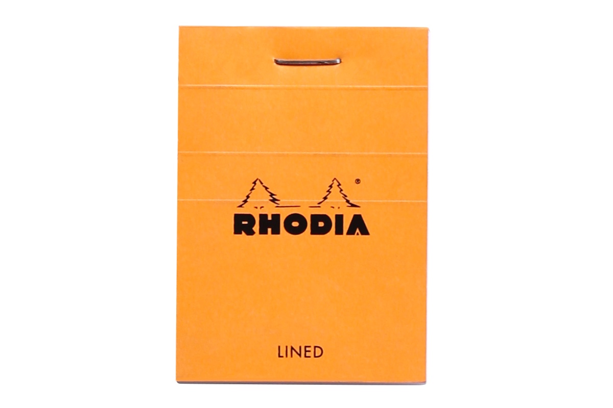 Rhodia Schrijfblok N°10 - Oranje - Gelinieerd