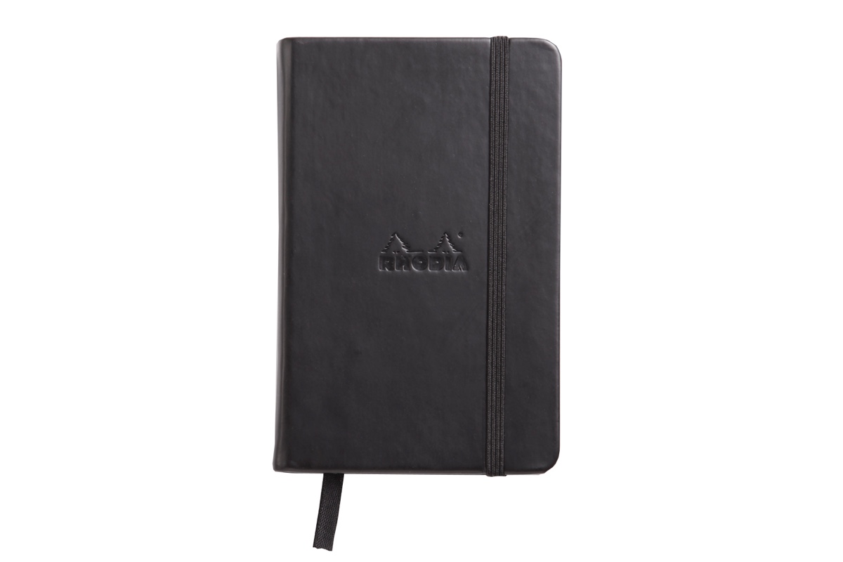 Rhodia Webnotebook A6 - Zwart - Gelinieerd