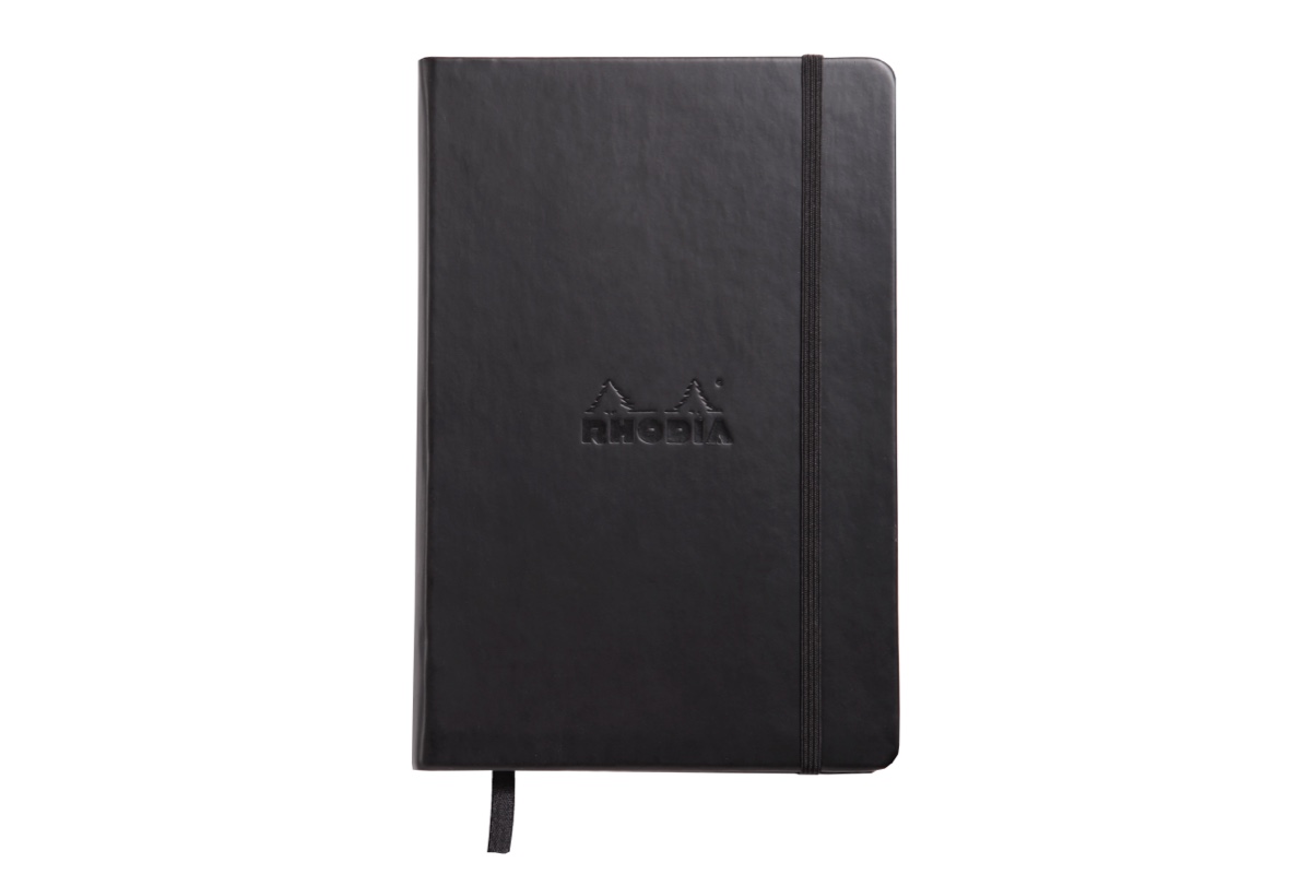 Rhodia Webnotebook A5 - Zwart - Gelinieerd