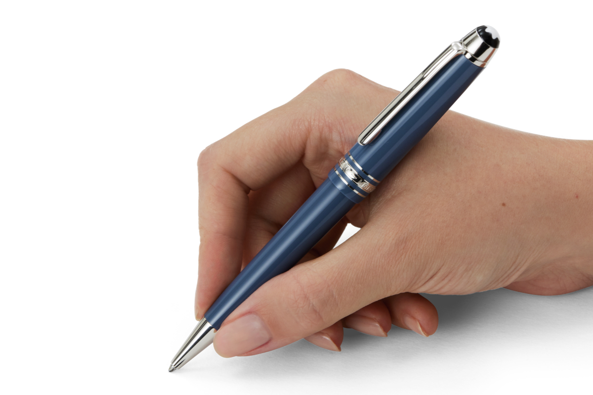 Montblanc Meisterstück Glacier Midsize Blue ballpoint pen – P.W.