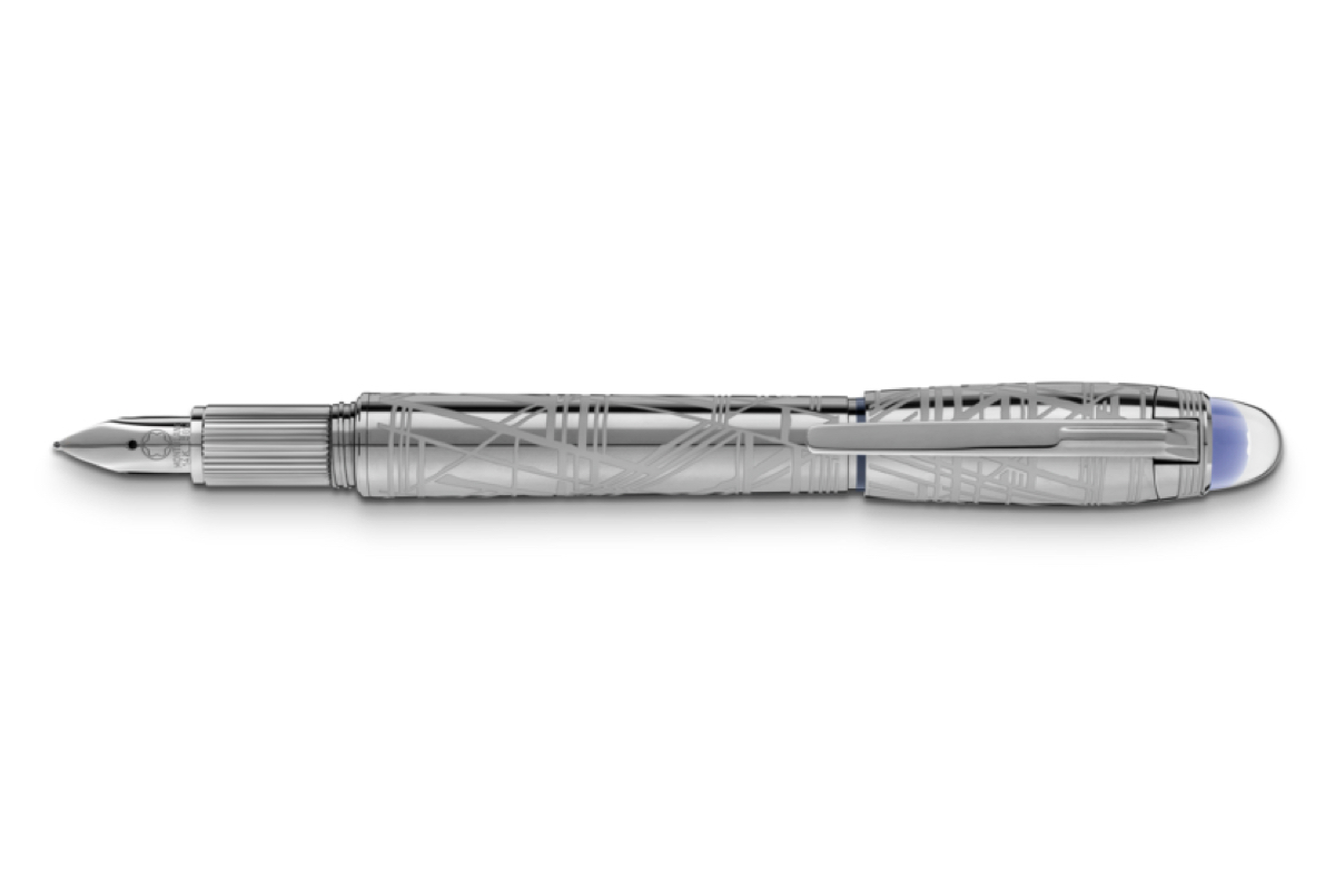 Montblanc Starwalker SpaceBlue Metal Fountain Pen