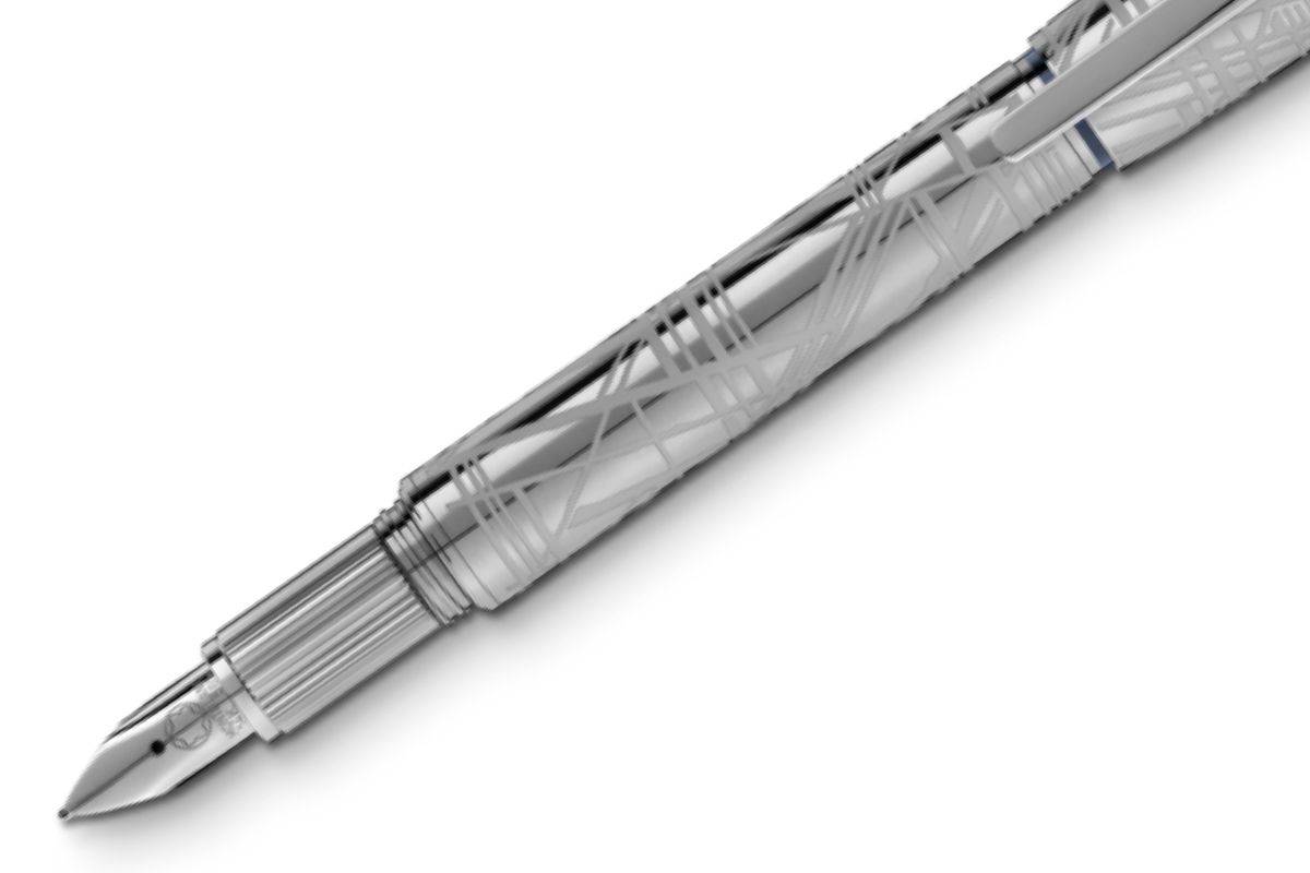 Montblanc Starwalker SpaceBlue Metal Fountain Pen