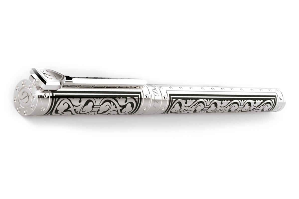S.T. Dupont White Knight Premium Limited Edition Fountain Pen 