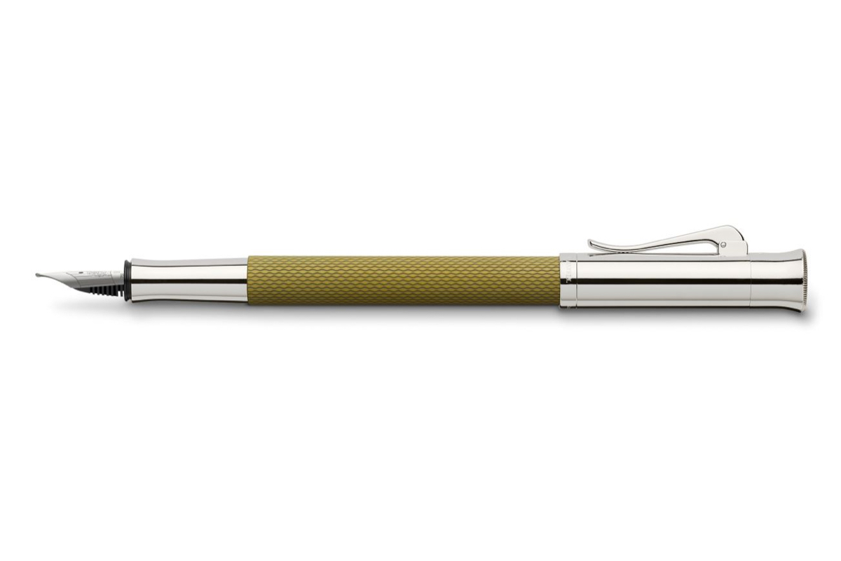 Graf von Faber-Castell Guilloche Olive Green Vulpen