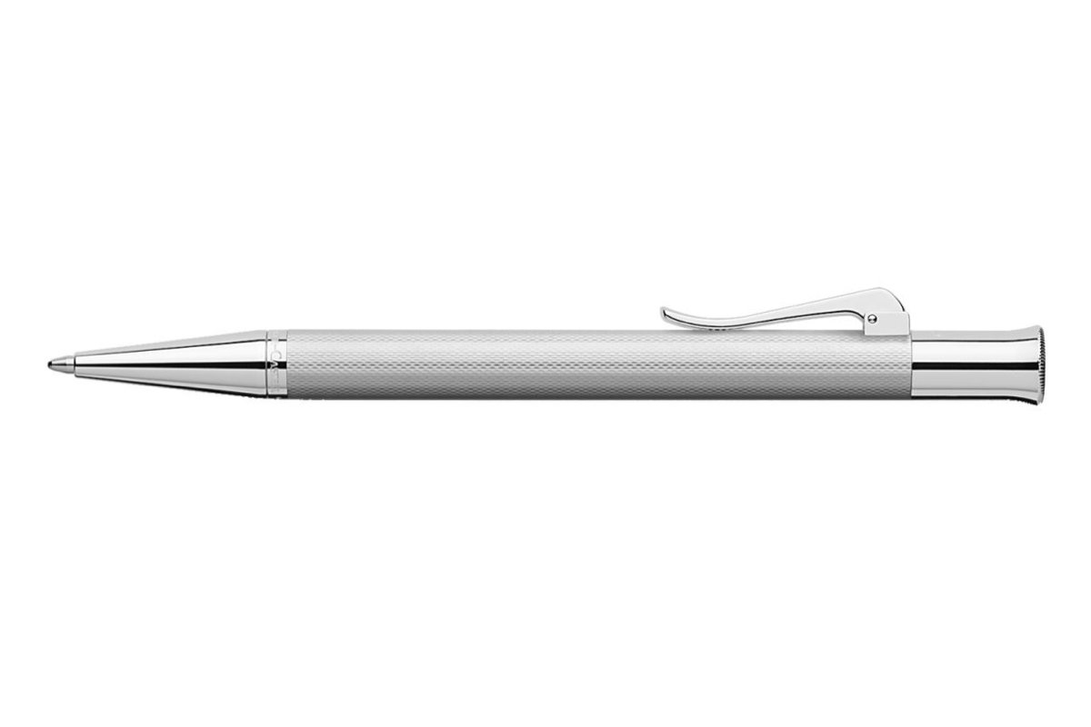 Graf von Faber-Castell Guilloche Rhodium Balpen