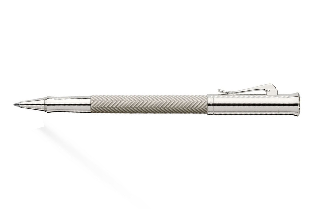 Graf von Faber-Castell Guilloche Ciselé Light Grey Rollerball