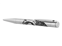 Een S.T. Dupont D-Initial 'Dragon' Chrome Balpen koop je bij P.W. Akkerman Amsterdam
