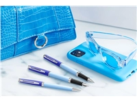 Een Waterman Hémisphère Colour Blocking Blue CT Balpen koop je bij P.W. Akkerman Amsterdam