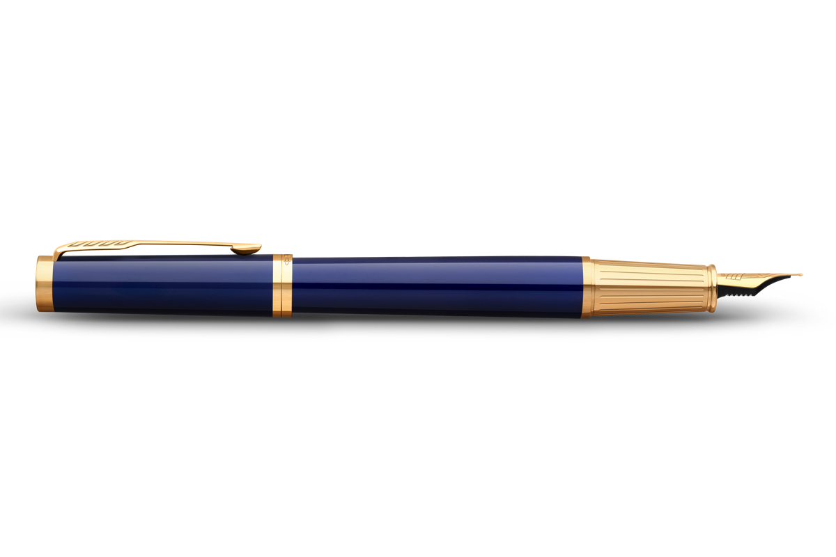 Parker Ingenuity Blue Lacquer GT Fountain Pen