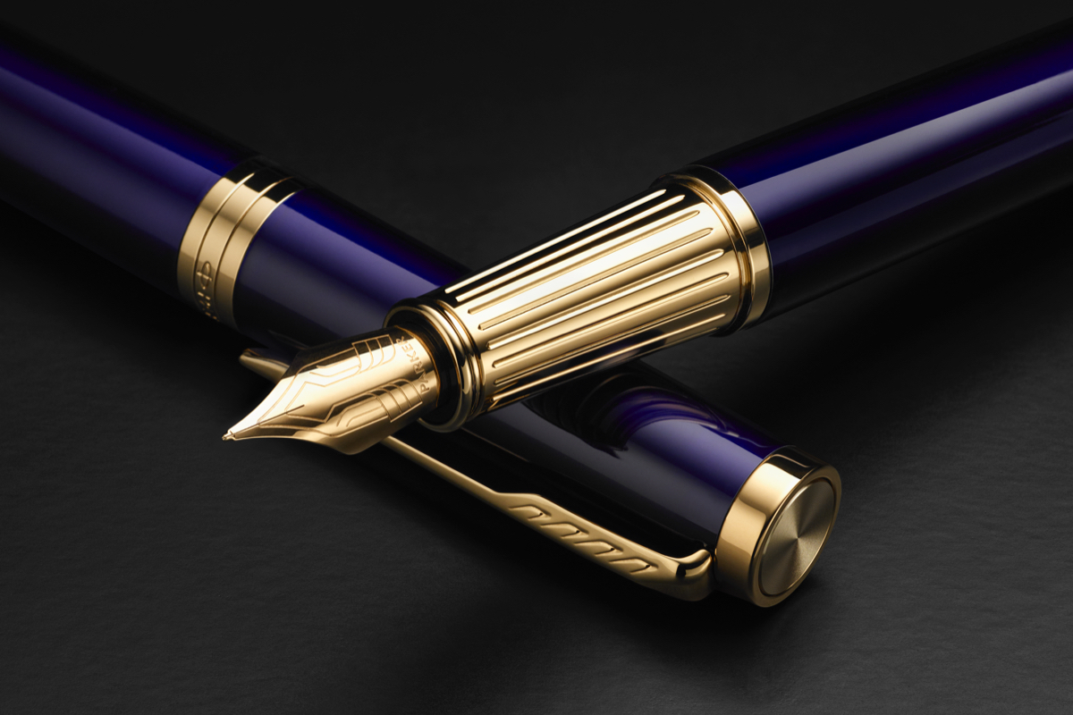 Parker Ingenuity Blue Lacquer GT Fountain Pen