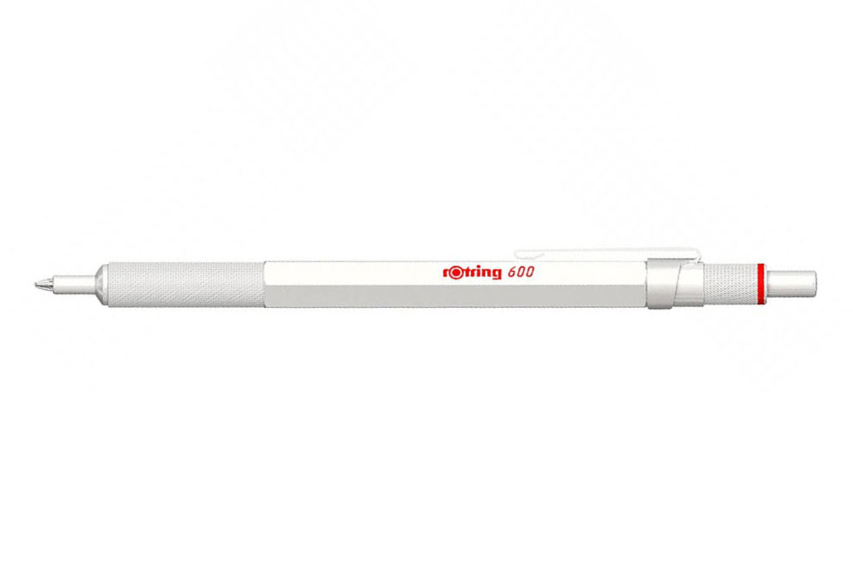 Rotring 600 Balpen Pearl White