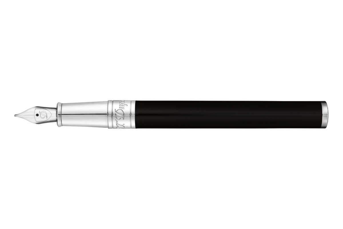 S.T. Dupont D-Initial Duo Tone Black Chrome Vulpen