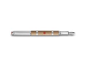 Artisan Slimline Ballpoint Pen With Red Box Elder Wood Barrel