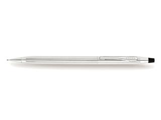 GORGEOUS HIGH QUALITY SLIM CROSS POLISHED SILVER PEN AND PENCIL