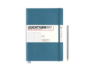 LEUCHTTURM1917 Notebook Dotted Softcover B6+ Stone Blue