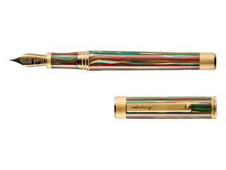 Montegrappa FIFA Classics Limited-Edition 14ct Yellow Gold-Plated Stainless-Steel and Resin Fountain Pen and Notebook Set