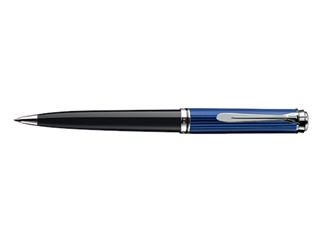 Een Pelikan Souverän K605 Blauw/Zwart Balpen koop je bij P.W. Akkerman Amsterdam