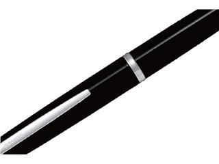 Stylo plume Graphite noir de la gamme Capless Rhodium de Pilot