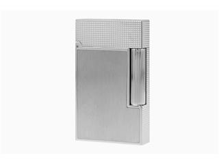 stylo bille st dupont en metal argent dore guilloche