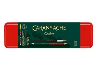Caran d'Ache Bicolor Pencils- Red and Blue — Two Hands Paperie