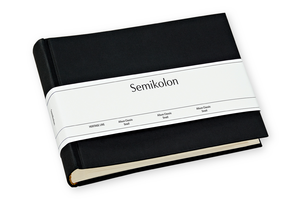 Semikolon Fotoalbum Heritage Line Classic Small Black