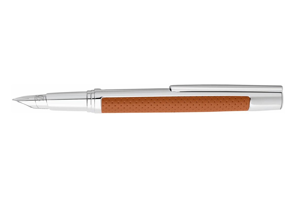 S.T. Dupont Défi Perforated Brown Vulpen