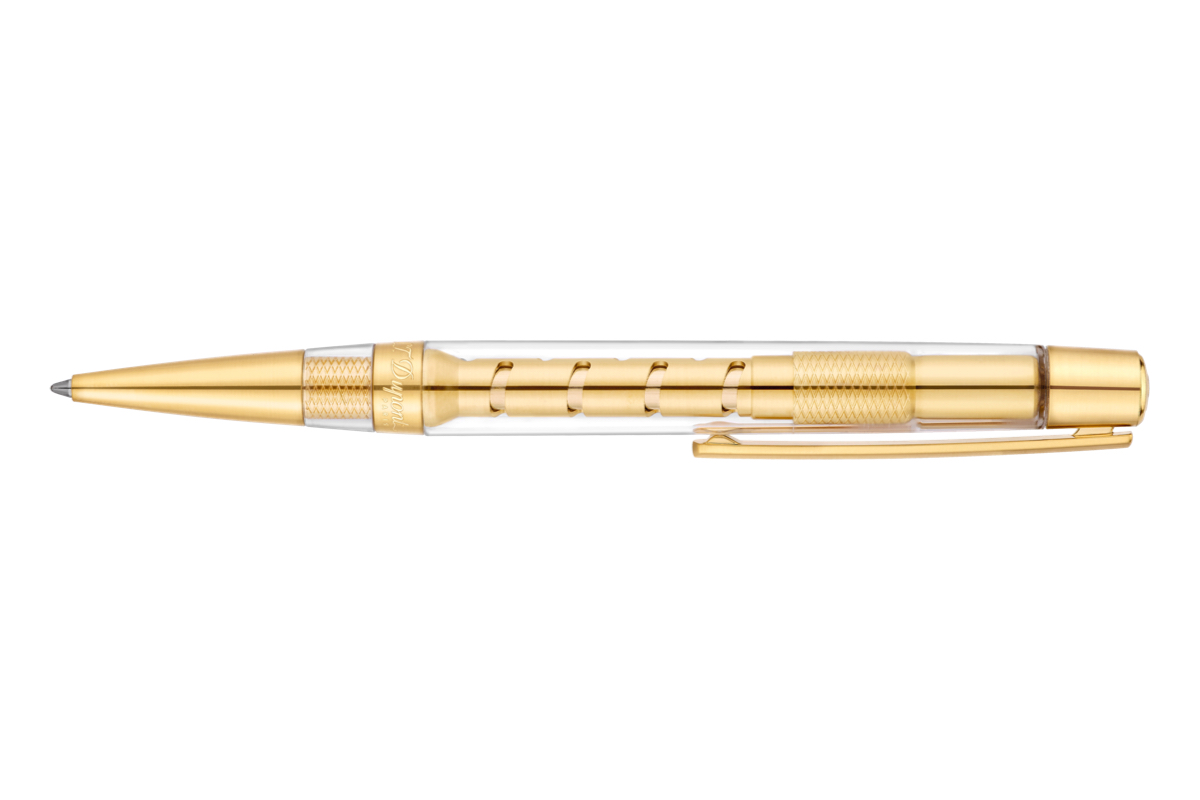 S.T. Dupont Défi Skeleton Gold Balpen