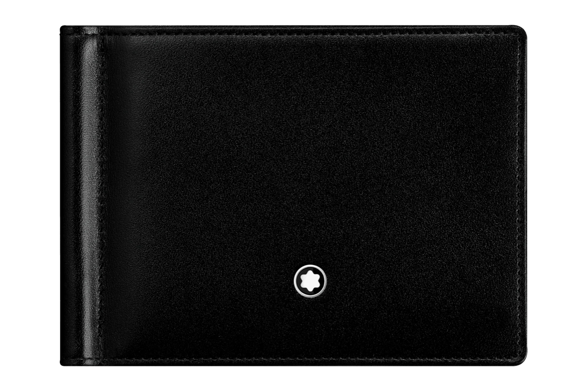 Montblanc Meisterstück Wallet 6cc Money Clip Black