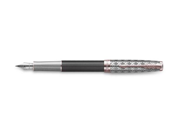 Stylo Plume Moyenne Parker® Sonnet Gris Acier CT sur Stylos En Ligne