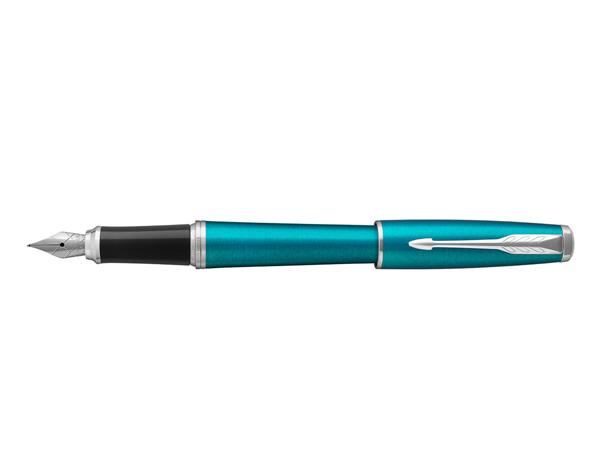 Parker Urban Fountain Pen Vibrant Blue with Fine Nib and Blue Ink Refill 1931594 