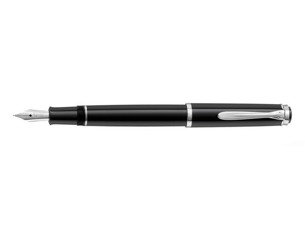 Pelikan Souverän M200 Fountain Pen, Fine Nib, Black, 1 Each (993915) :  Office Products 