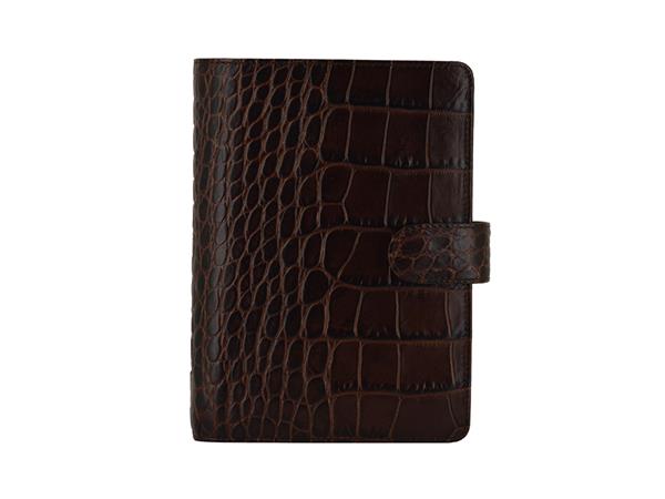 Filofax Classic Croc Ebony Pocket Organizer