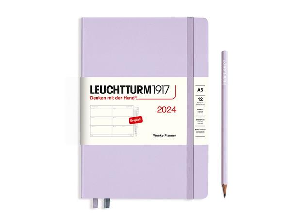 Leuchtturm1917 A5 Medium Sticker Agenda 2024 Maandplanner - De