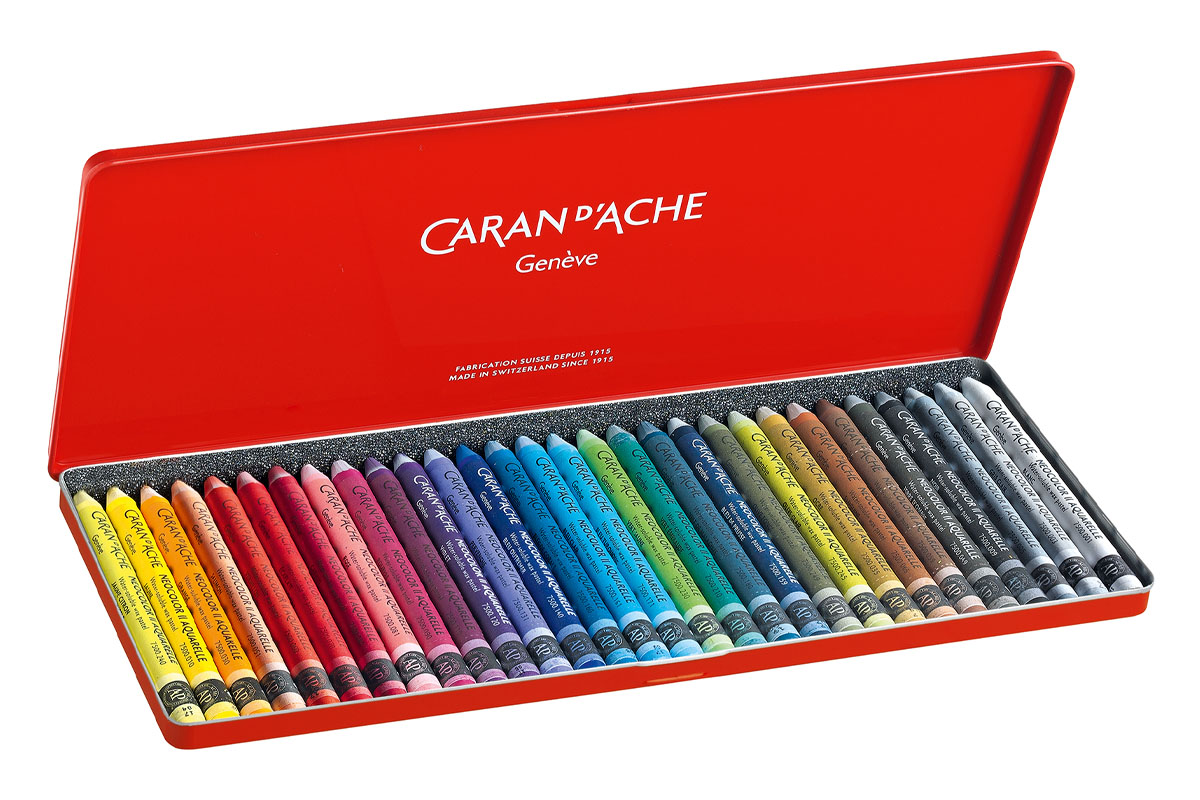 Caran d'Ache Neocolor II Wax Pastels 10 Pcs