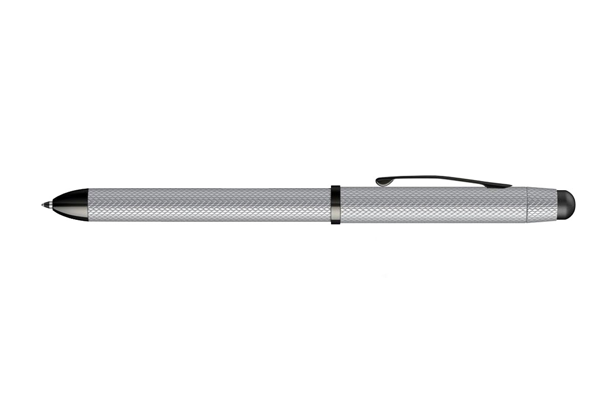 Cross Tech 3 Brushed Chrome + Stylus Tip - Multipen 3-in-1