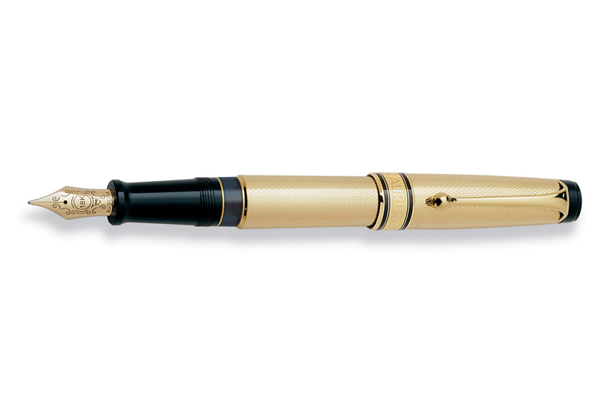 Aurora Optima 'Grana di Riso' 18K Solid Gold Vulpen