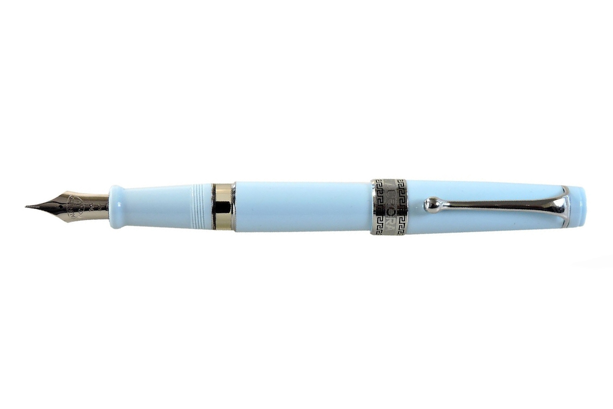 Aurora Optima Resin Azzurra Flex Nib Fountain Pen 