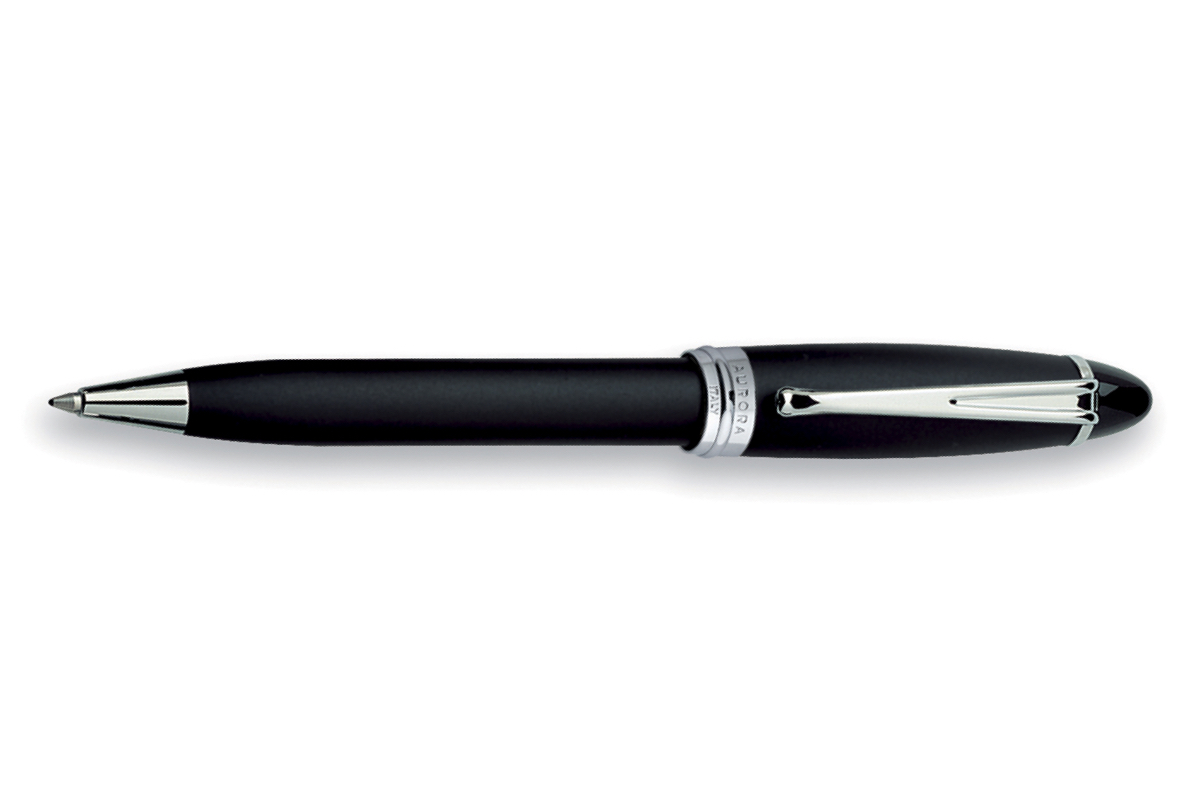 Aurora Ipsilon Satin Black Balpen