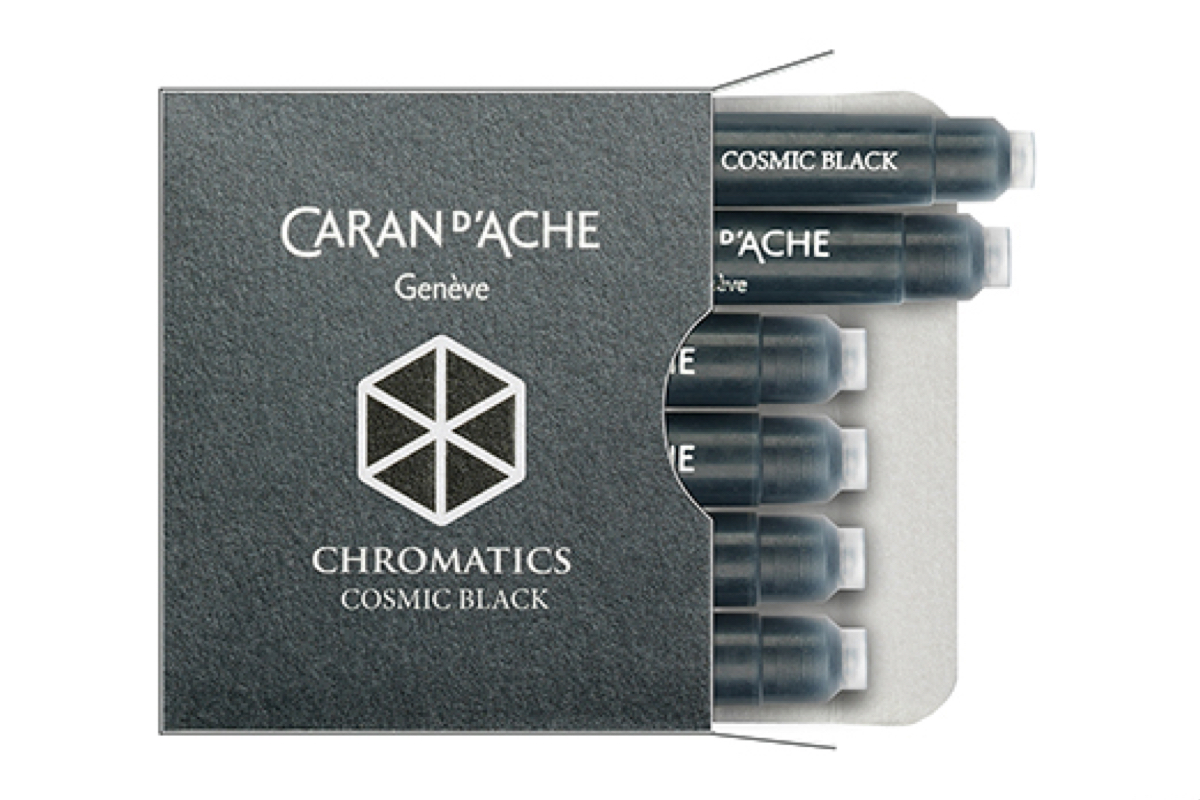 Caran d'Ache Ink Cartridges Cosmic Black