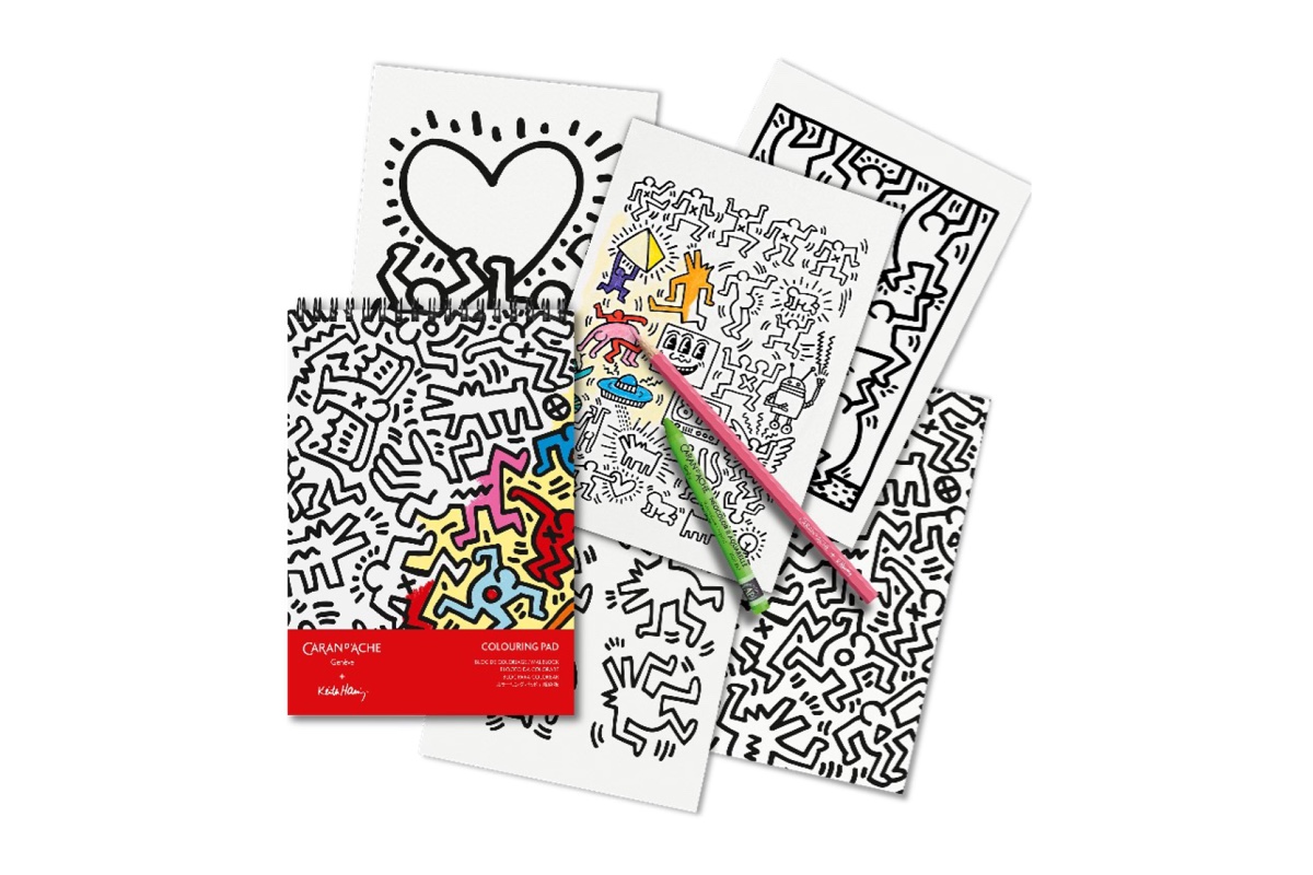 Caran d'Ache Keith Haring Colouring Pad