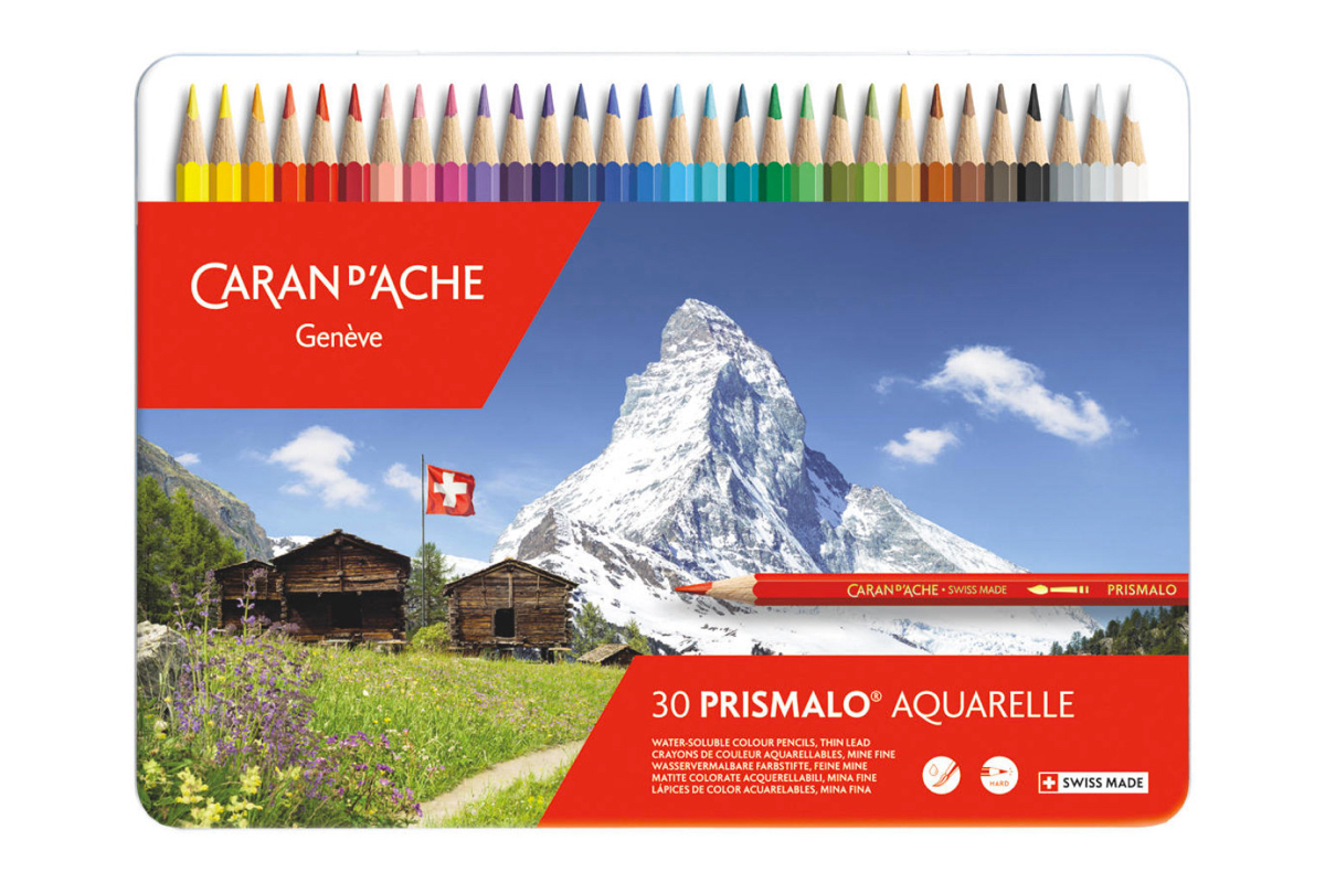 Caran d'Ache Prismalo Aquarelle Colouring Pencils 30 Pcs