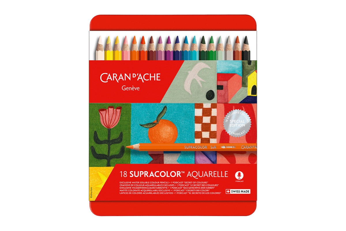 Caran d'Ache Supracolor Aquarelle Special Edition set van 18 potloden