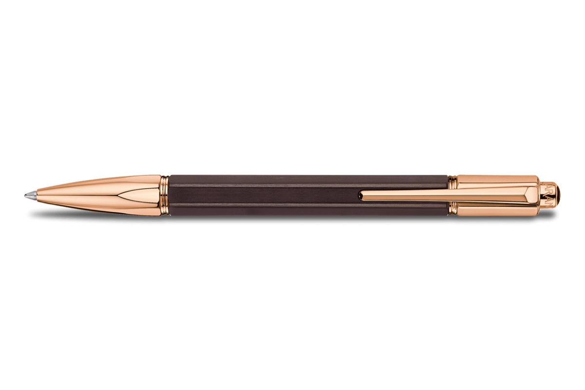 Caran d'Ache Varius Ebony Rose Gold Balpen