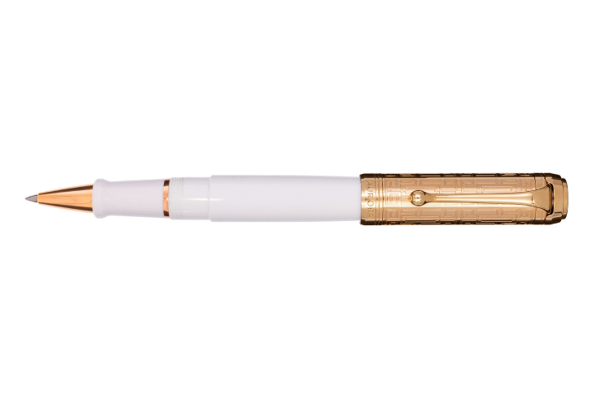 Aurora Talentum Dedalo White Rose Gold Limited Edition Rollerball