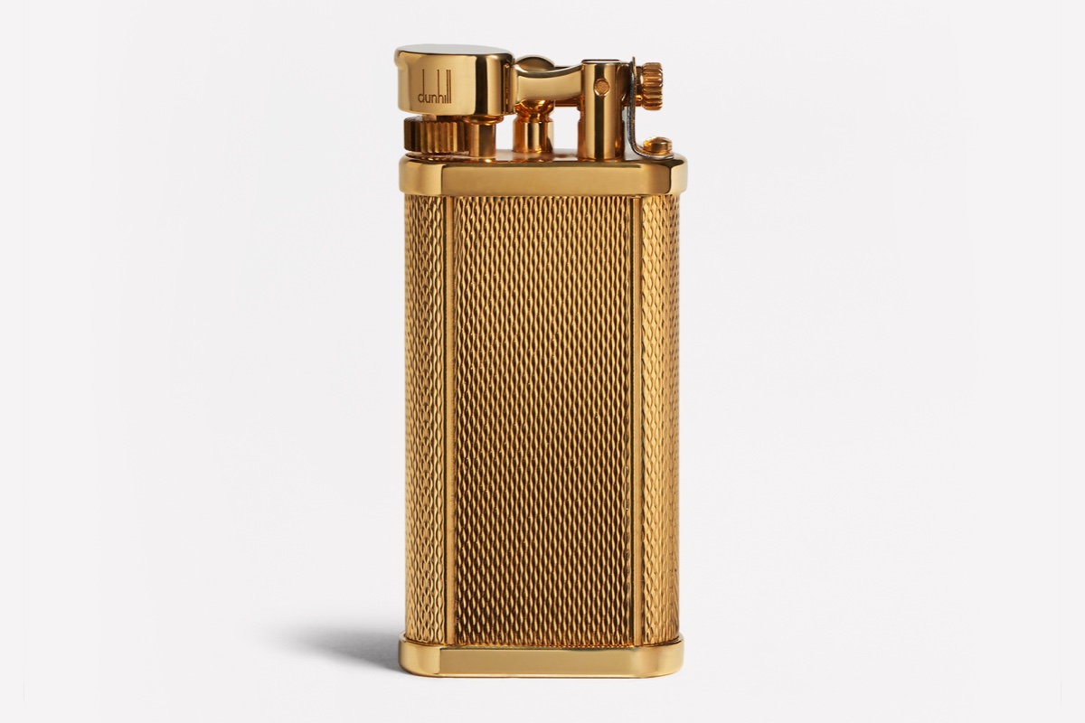 Dunhill Unique Barley Gold Plated Sigarenaansteker