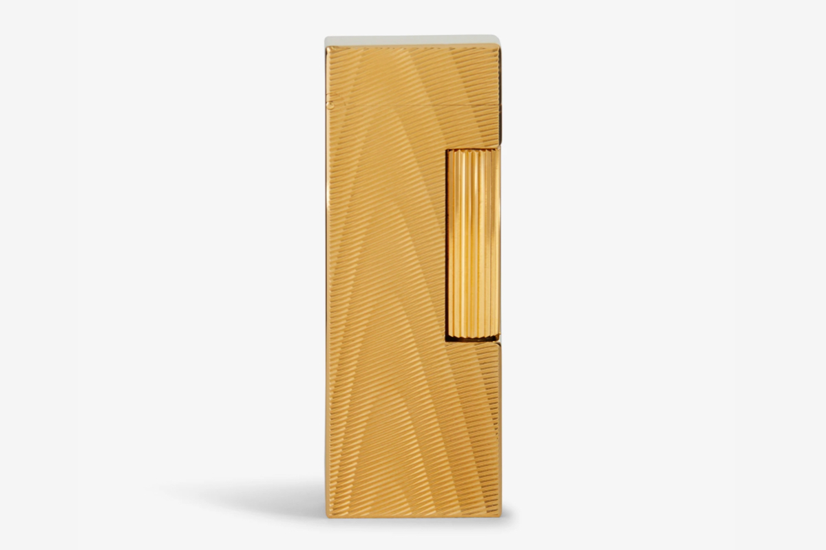 Dunhill 'Moire' Gold Rollagas Aansteker