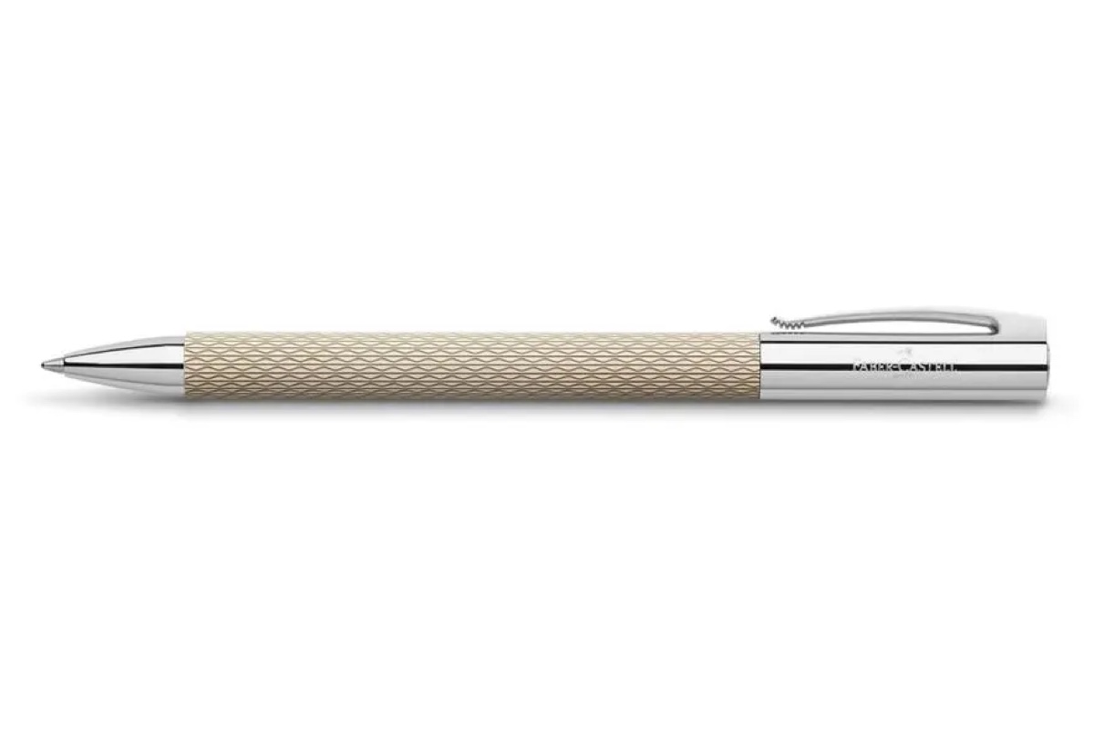 Faber-Castell Ambition OpArt White Sand Balpen