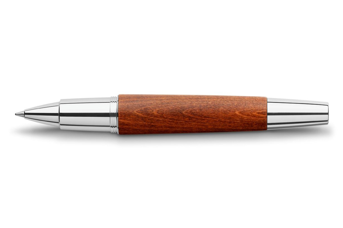 Faber-Castell E-motion Pear Wood Bruin Rollerbal