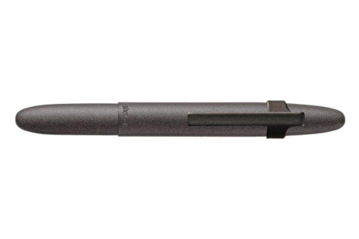 Fisher Bullet Space Pen Cerakote Grey with Black Clip